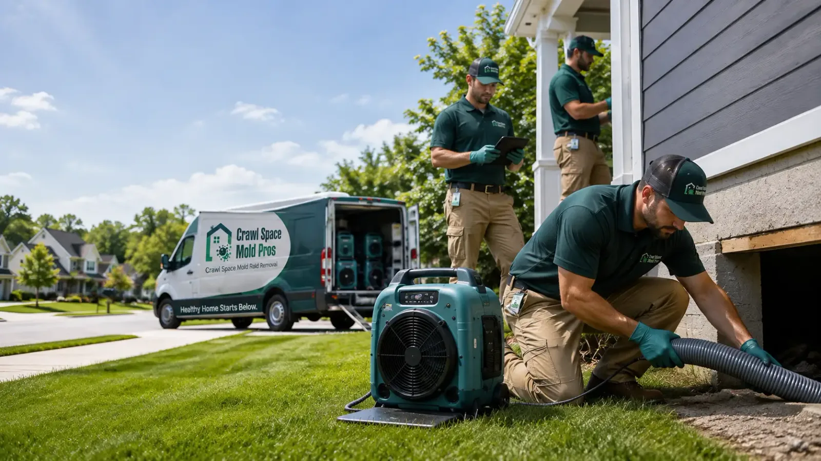 Crawl Space Mold Removal in Morrisville, VT